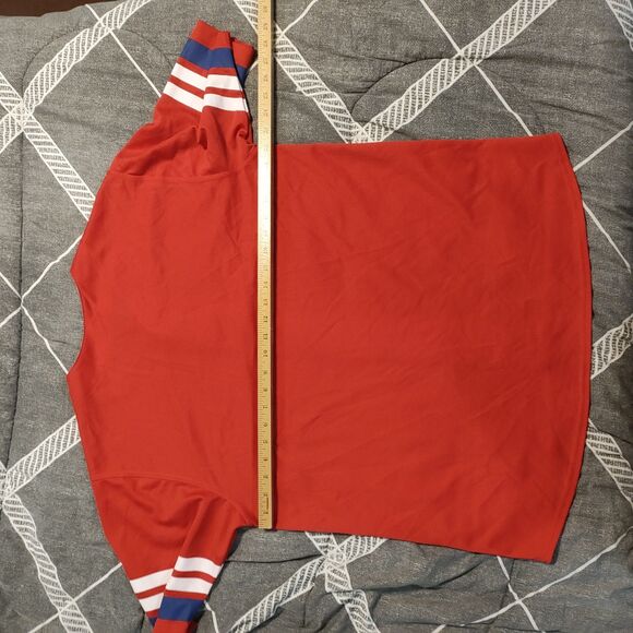 Texas Rangers True Fan Jersey Mens Large Red MLB Baseball - Picture 8 of 13